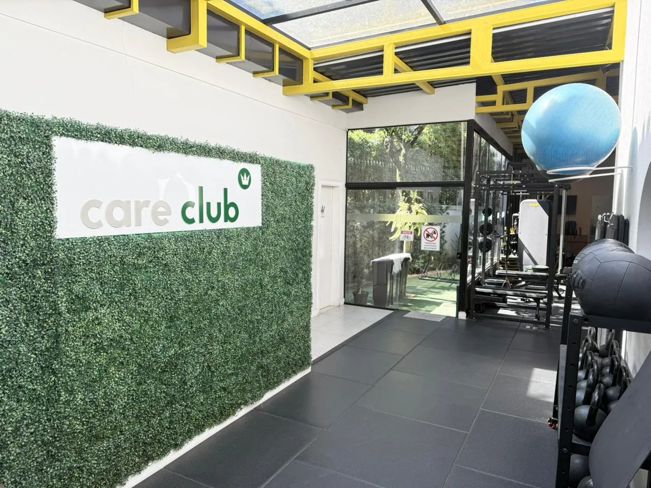 Recepção moderna da clínica